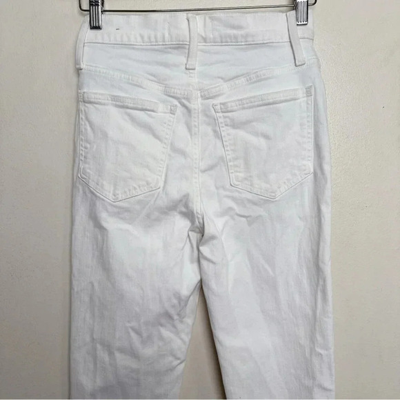 Madewell Womens 25 The Perfect Vintage Jean in Tile White Raw-Hem Edition - Picture 12 of 15